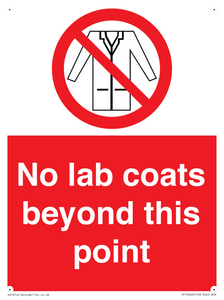 No lab coats beyond this point